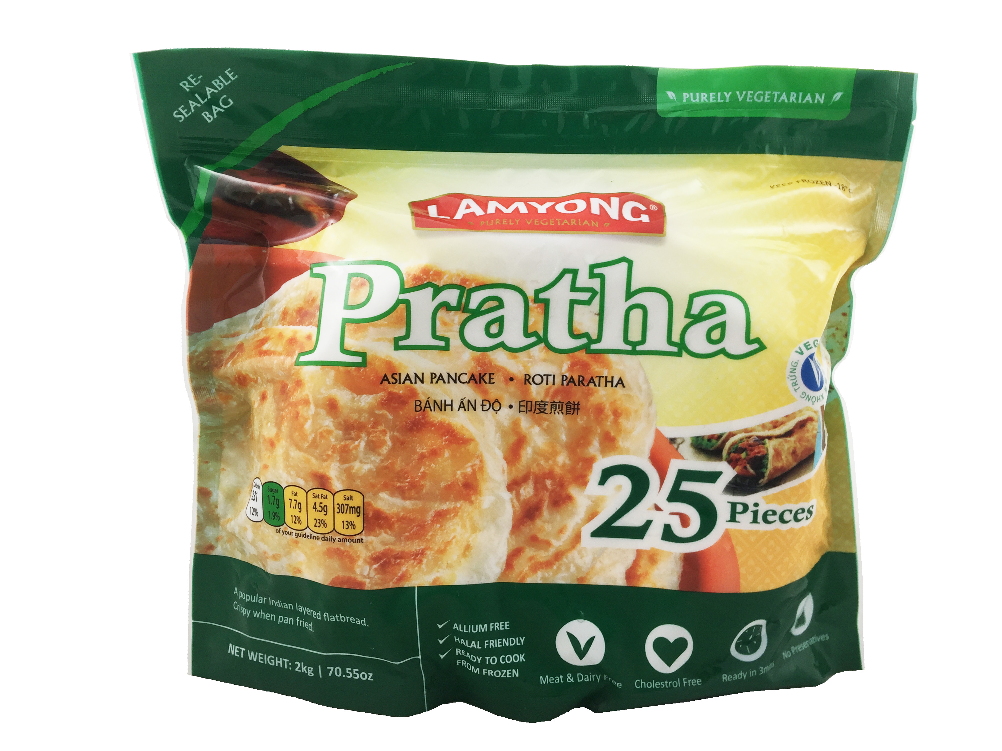 Lamyong Puff Paratha Party Pack 25pcs - Click Image to Close